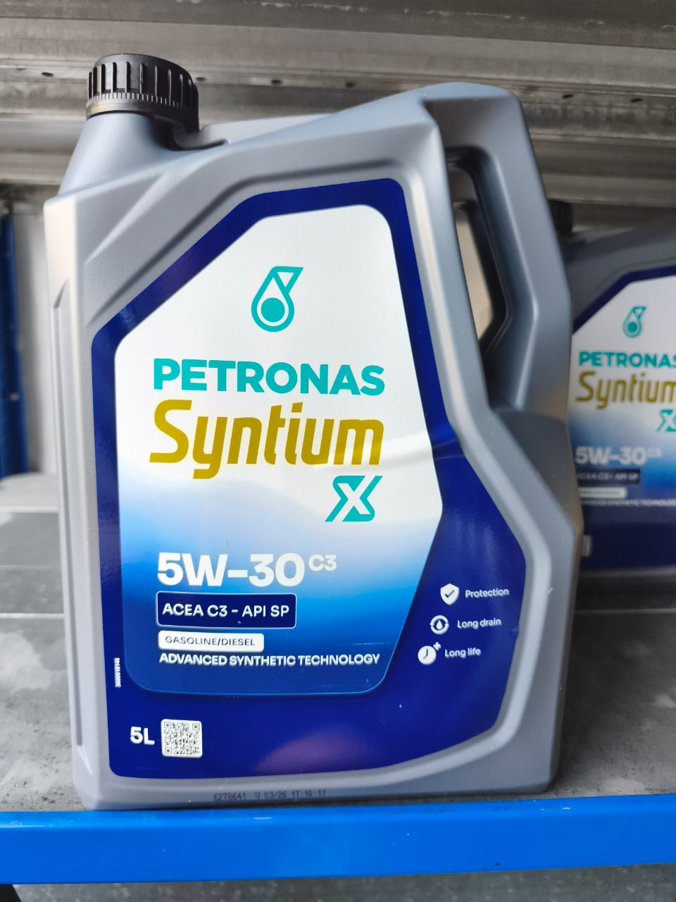 Olio motore sintetico Petronas Syntium X 5W-30 C3