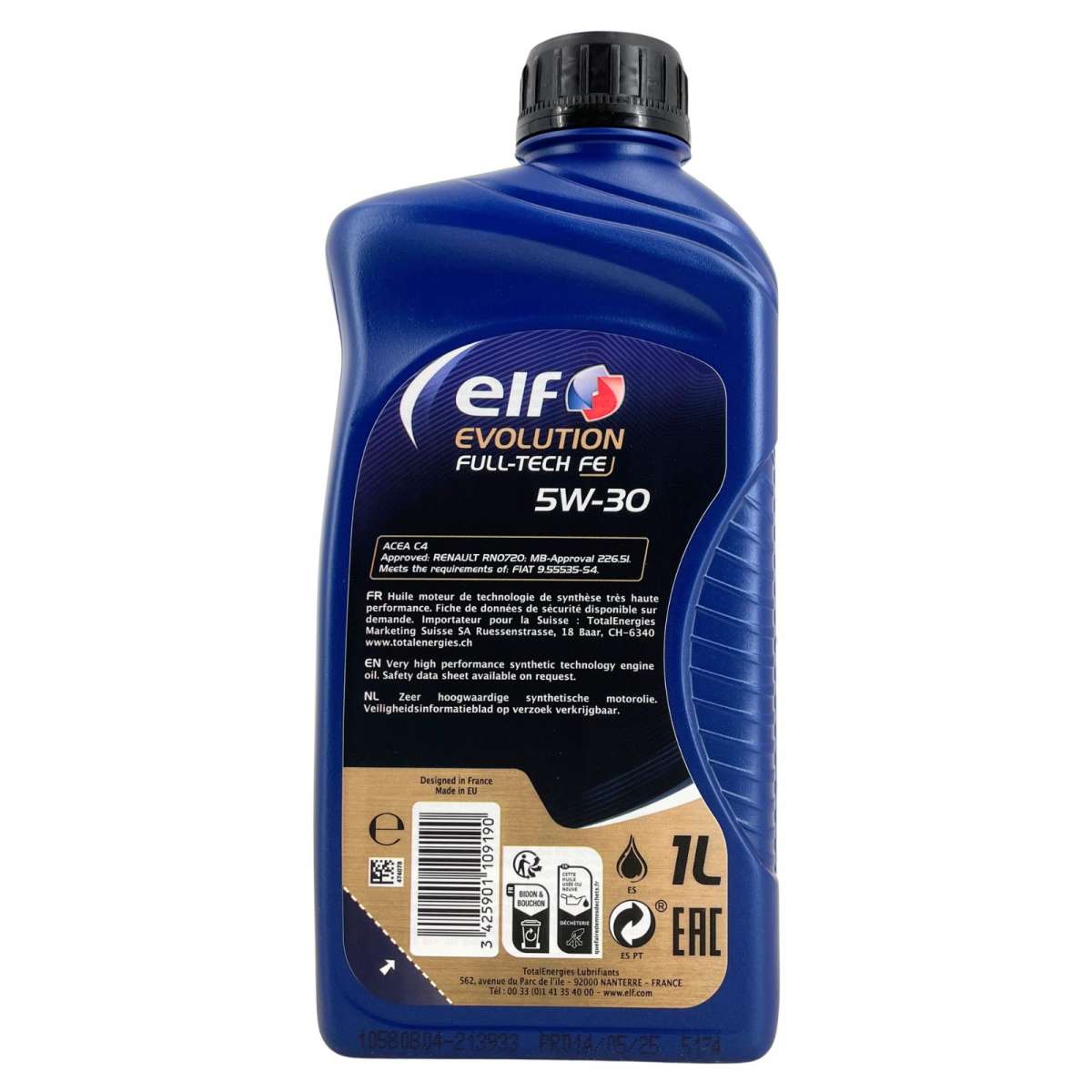 Olio motore ELF Evolution Full-Tech FE 5W-30